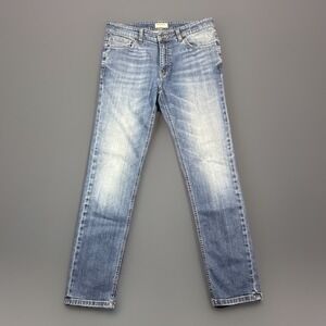 Mc Neal Men's Jeans Pants Blue Stretch Slim Fit Jeans